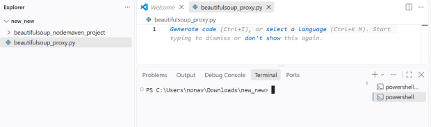 BeautifulSoup setup, Create your BeautifulSoup proxy script